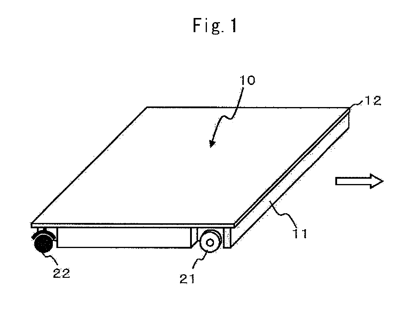 One-man riding mobile apparatus