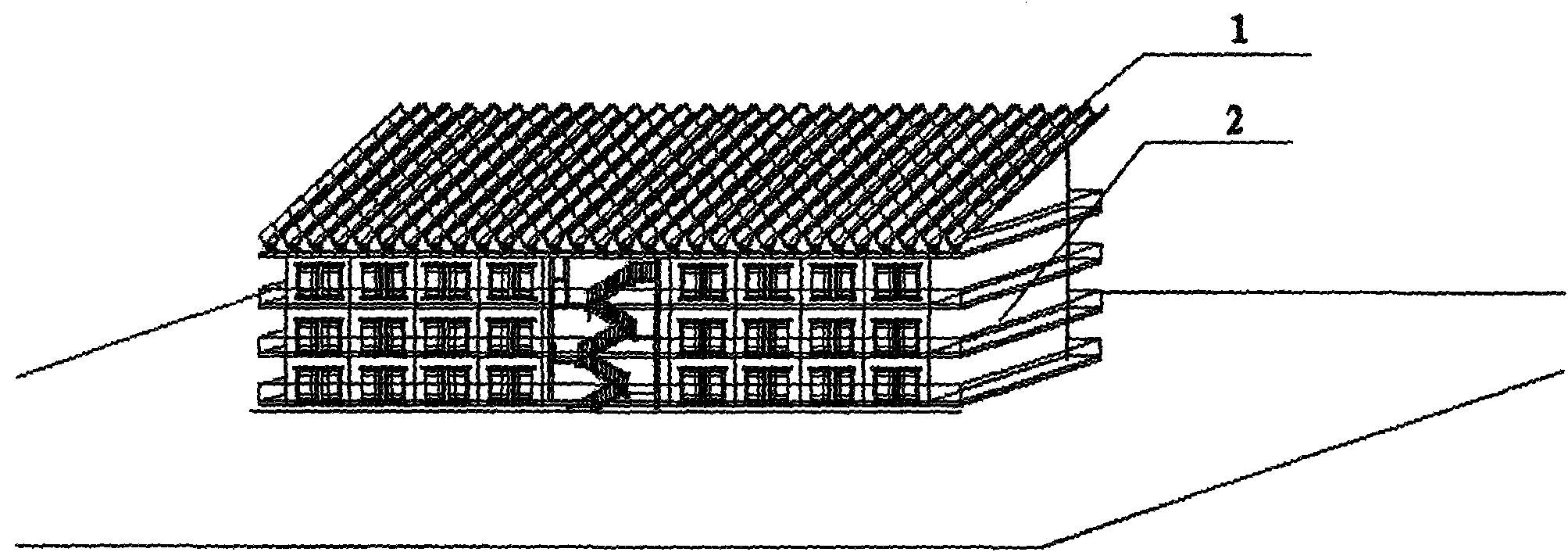 Building material-type roof photovoltaic tracking tile generating system