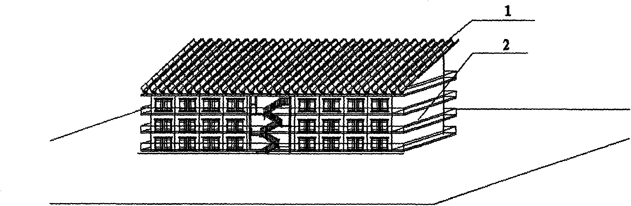 Building material-type roof photovoltaic tracking tile generating system