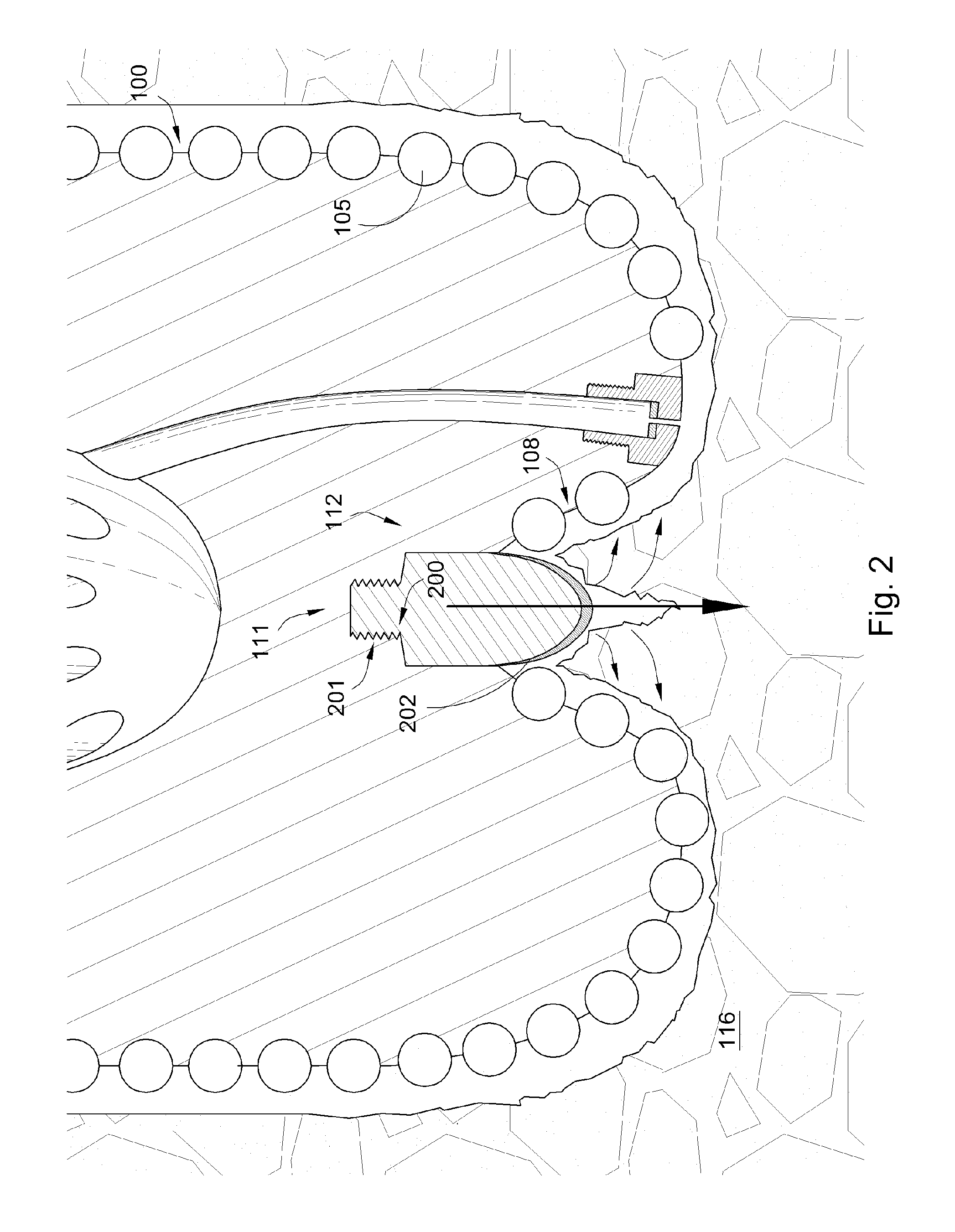 Drill bit assembly with an indenting member