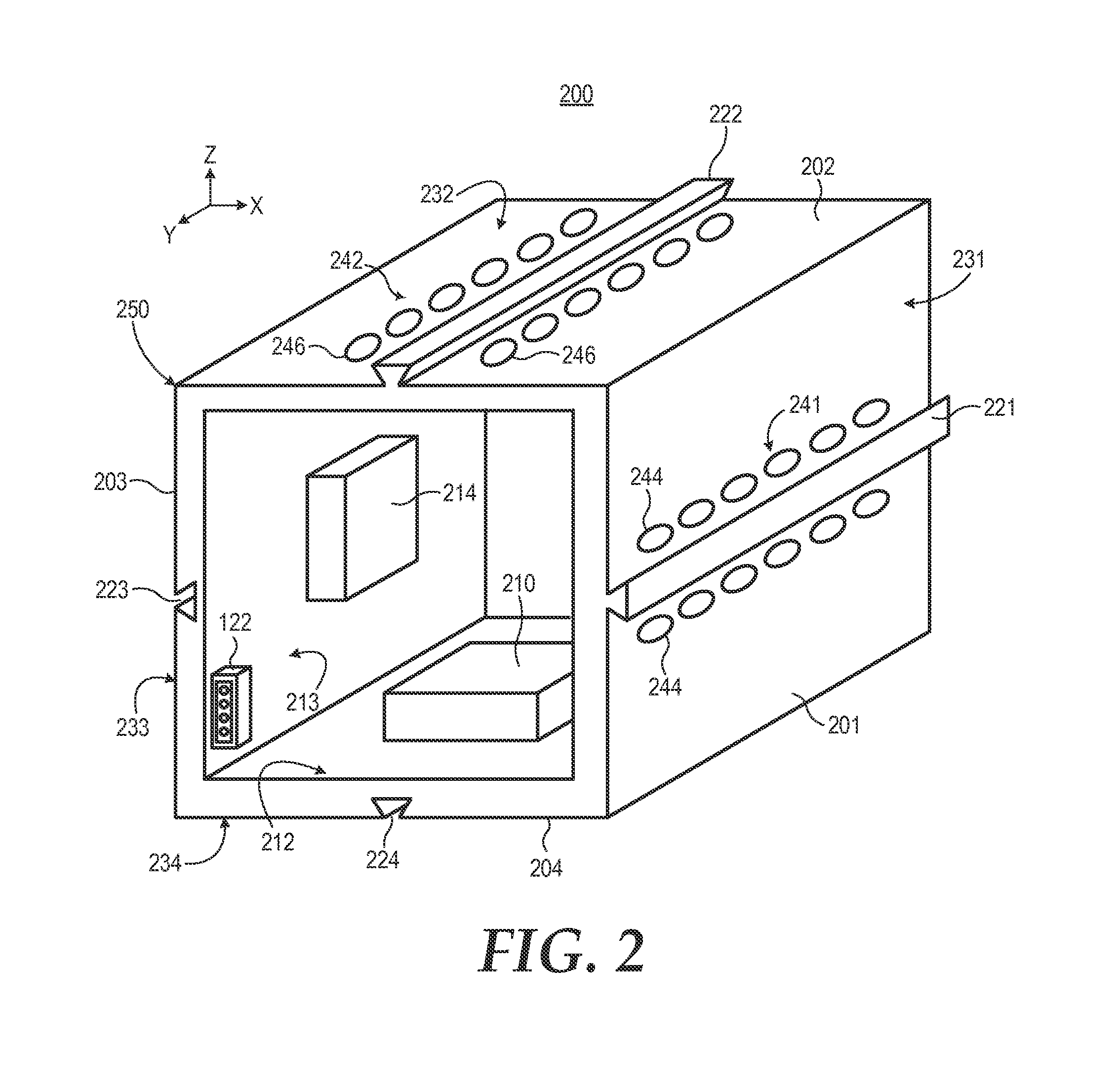 Server system with interlocking cells