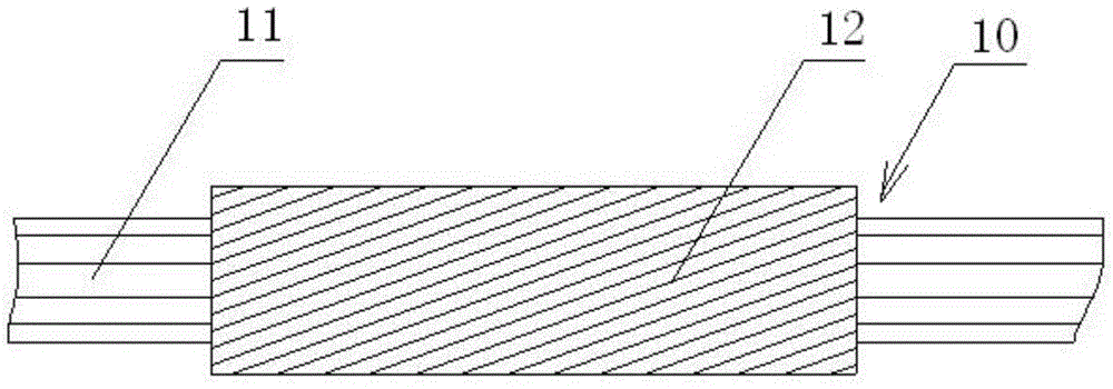 Composite yarn for high-cutting-resisting-degree fabric