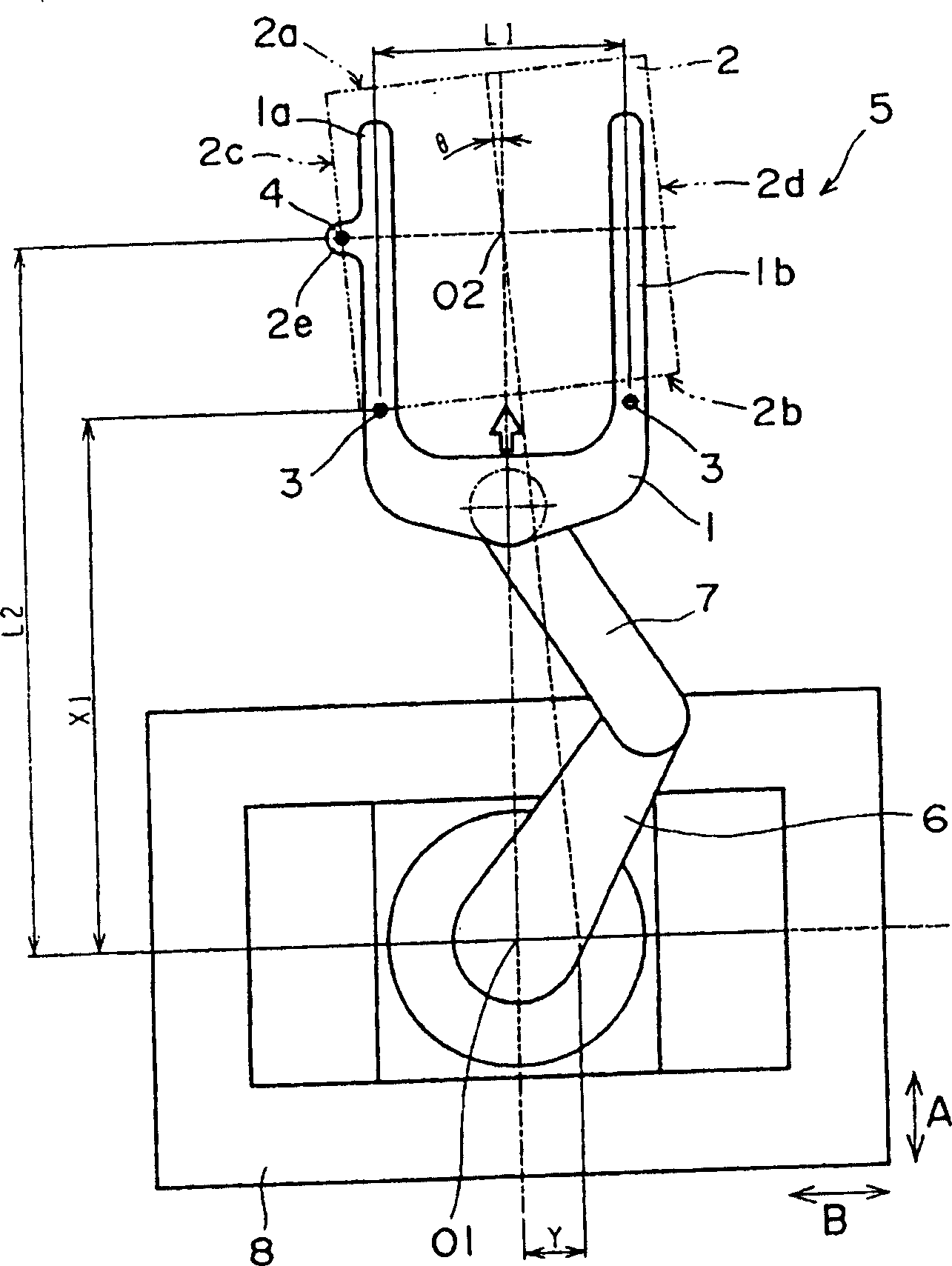 Robot hand locating device