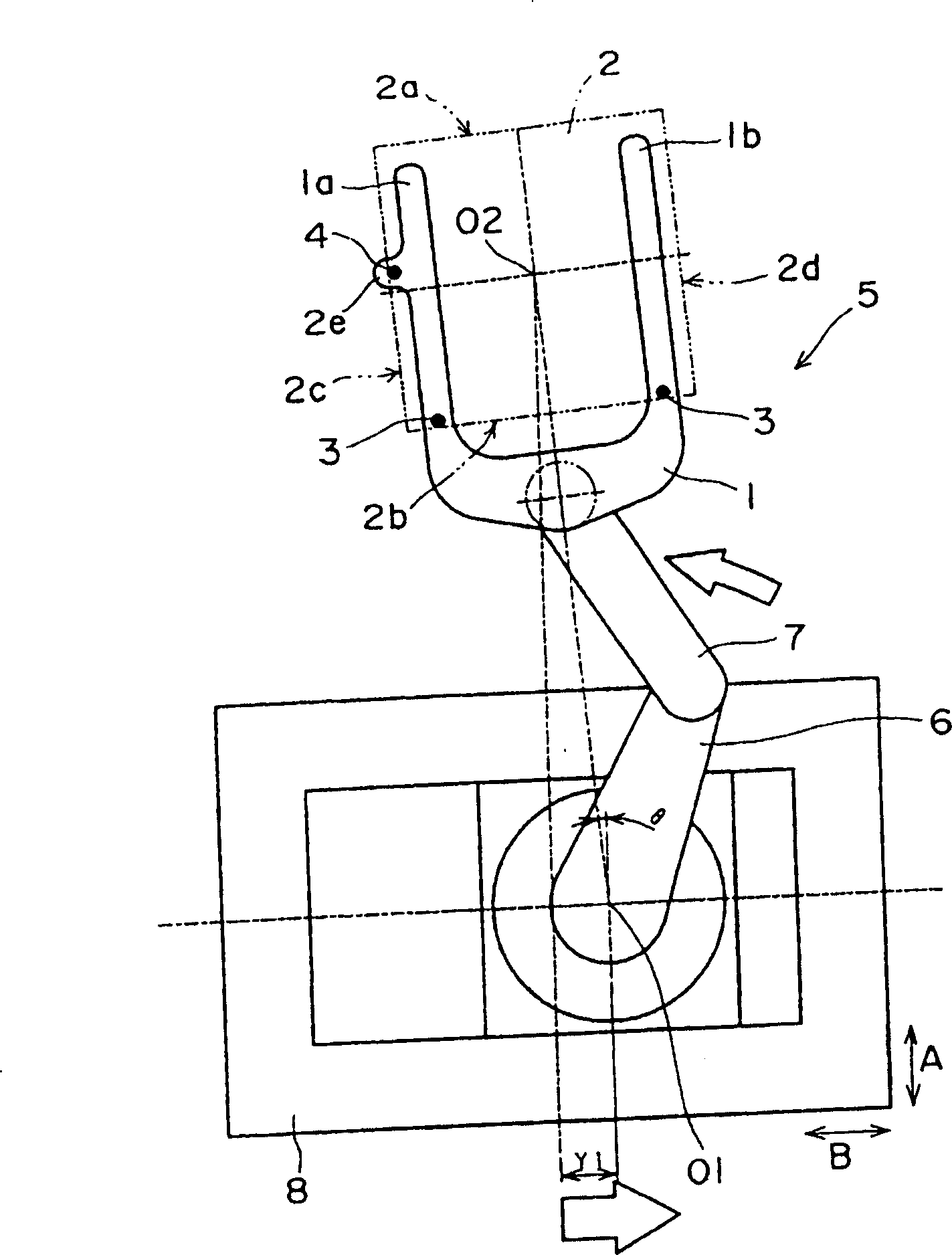 Robot hand locating device