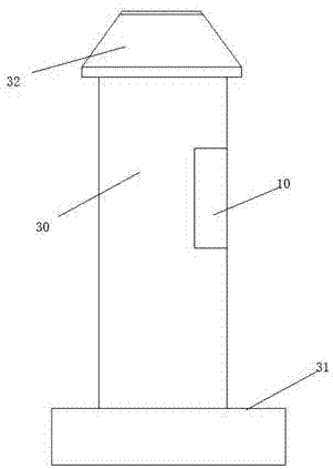 Charging pile device for pure electric vehicle