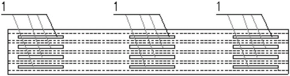 Anti-bending reinforcing structure for prefabricated hollow floors and construction method of anti-bending reinforcing structure