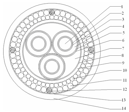 Seismic-resistant electrical cable