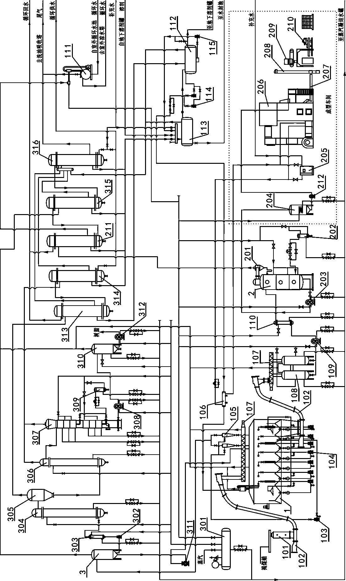 A method of continuously producing resin-removed lignite wax and resin and a device thereof