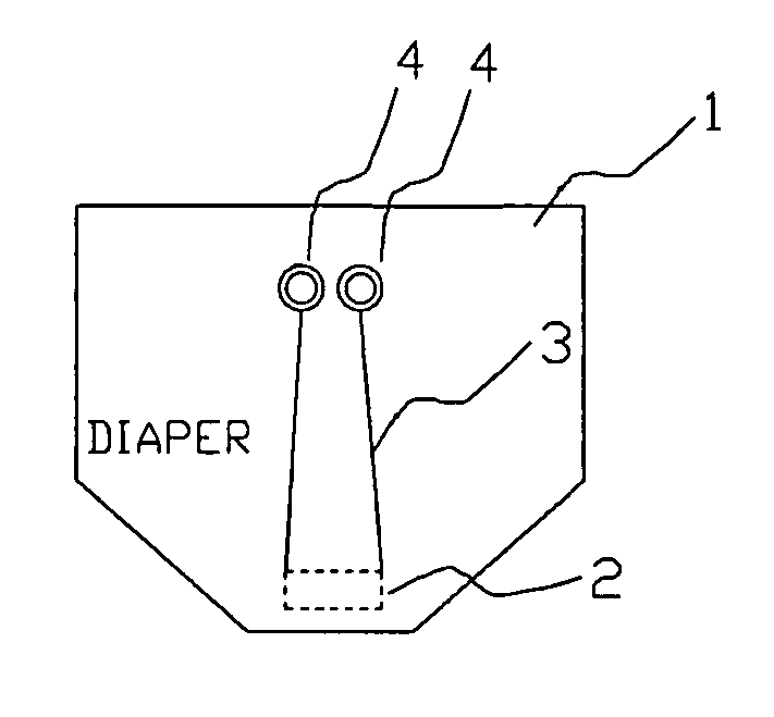 Diaper wetness annunciator system