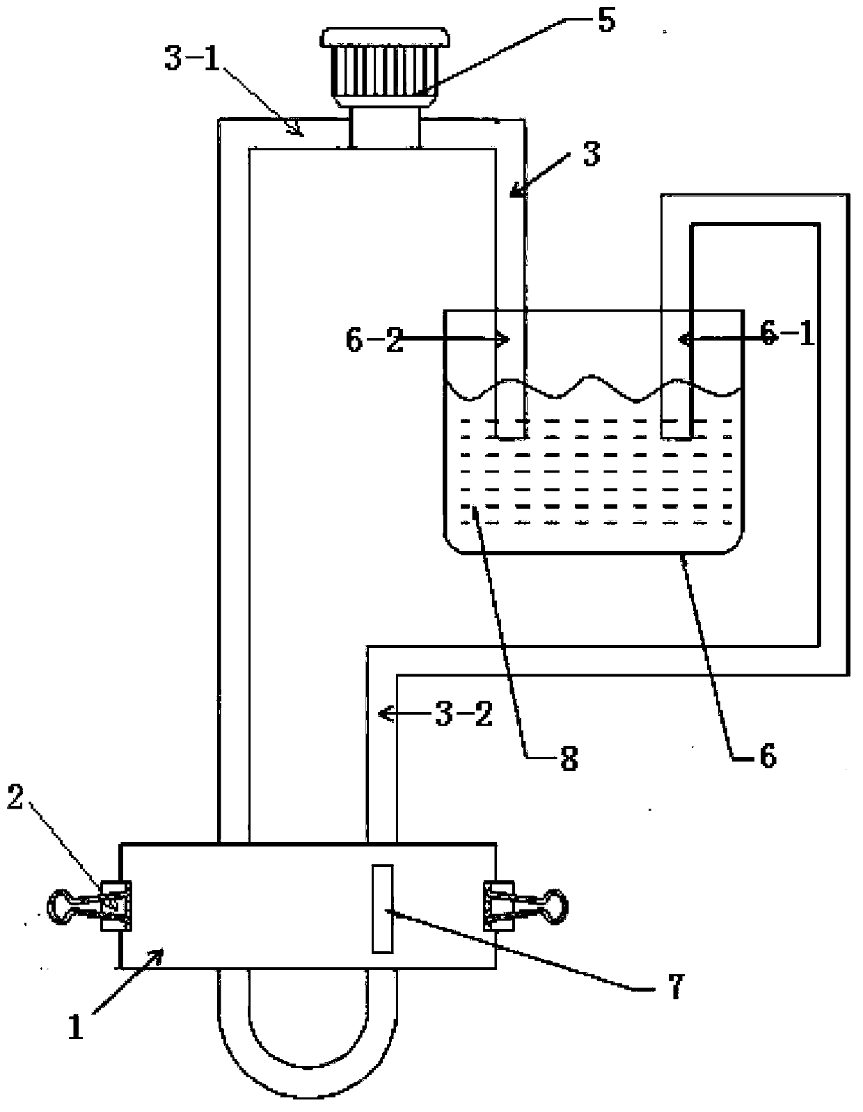 Temperature-controlled slide of microscope, and method for observing ice crystal morphology change of antifreeze protein by using optical microscope