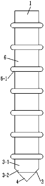 Prefabricated drainage bamboo pile and preparation method thereof