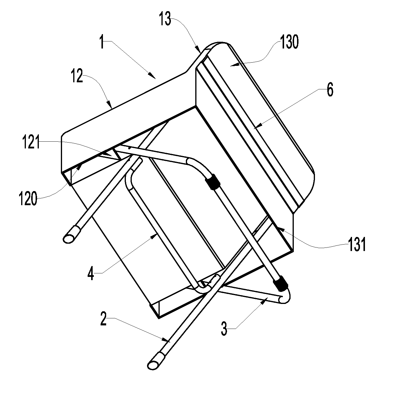 Folding sofa