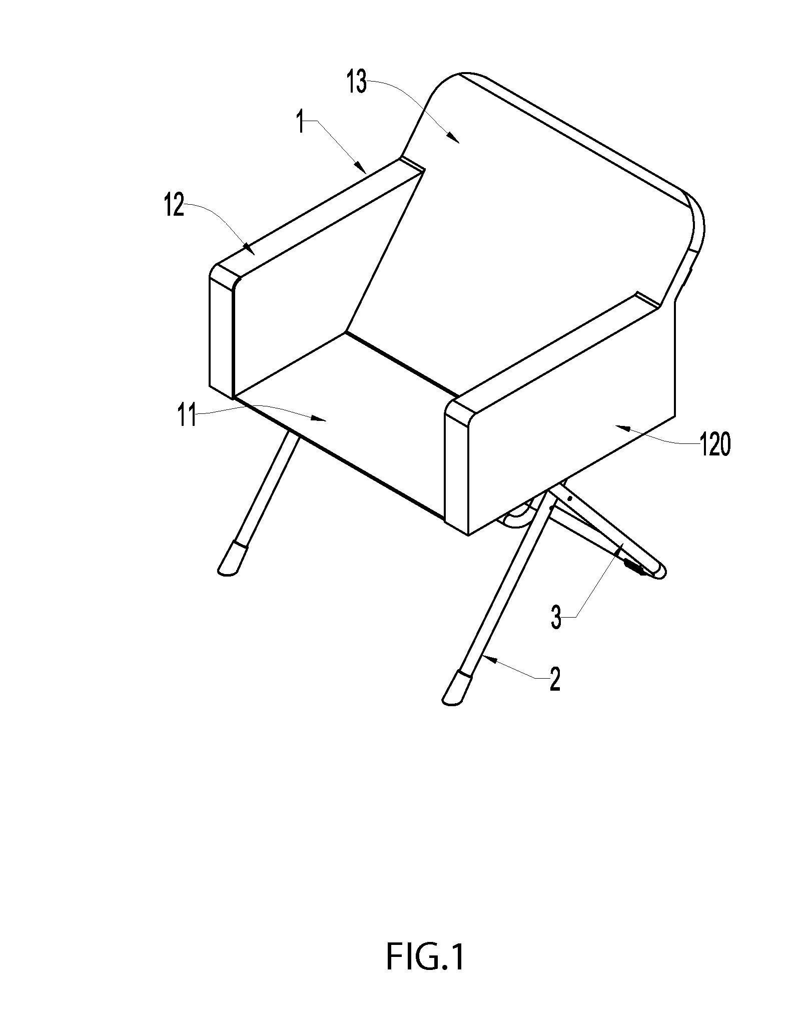 Folding sofa