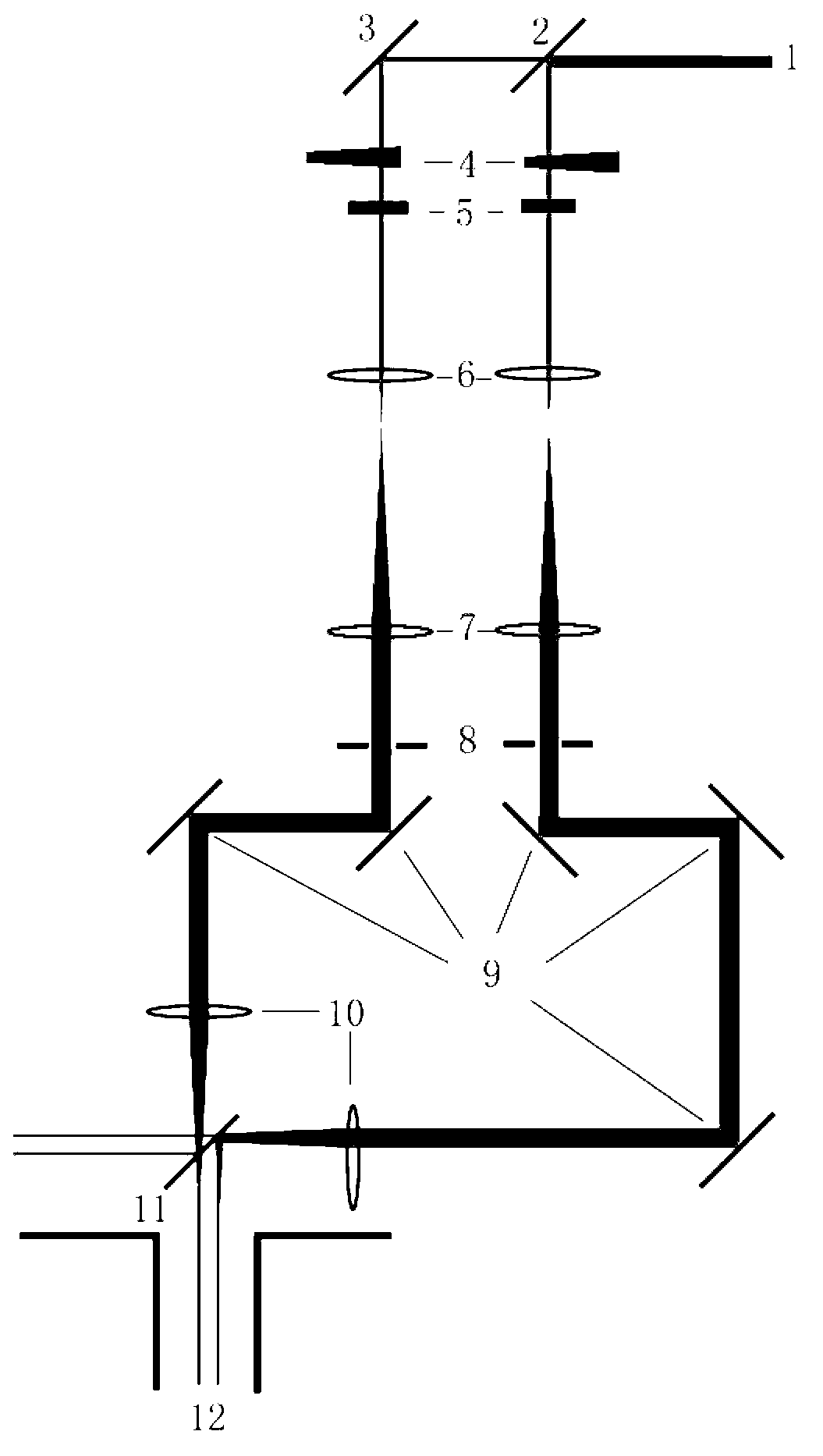 Total internal reflection illumination and semi-total internal reflection illumination dual optical path fluorescence microscope system