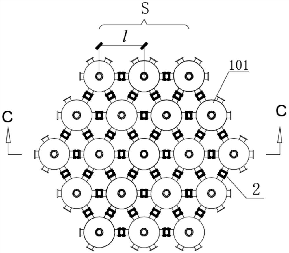 Modular offshore floating type self-adaptive vegetable planting platform