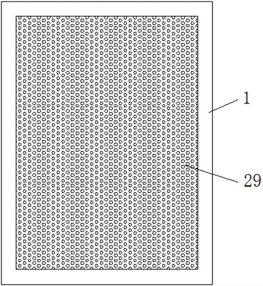 Dust treatment device used in stone material processing