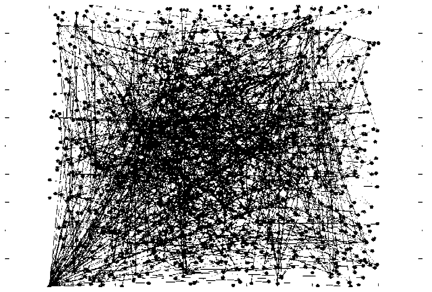 Method for generating and simplifying self-similarity traffic of network key node based on opening/closing source model