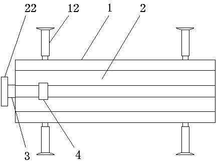 Auxiliary mounting device for sulfur hexafluoride switch in electrical cabinet