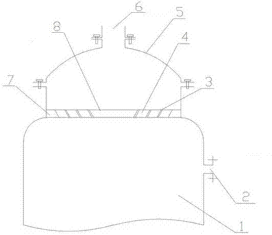 Lubricating grease film degassing film generating device