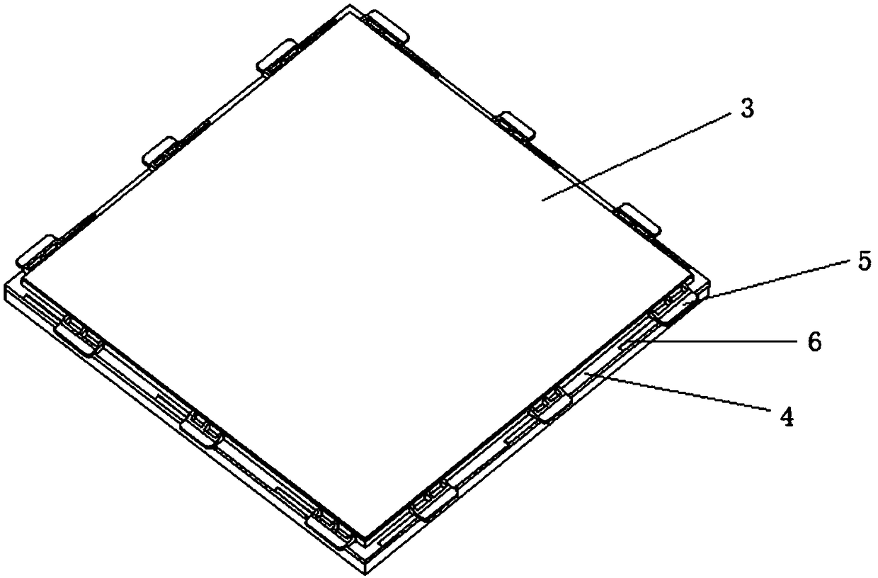 Inorganic composite plate structure and production technology thereof