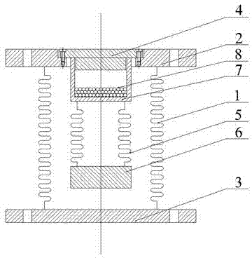 Vibration control device with vibration isolation and absorption functions