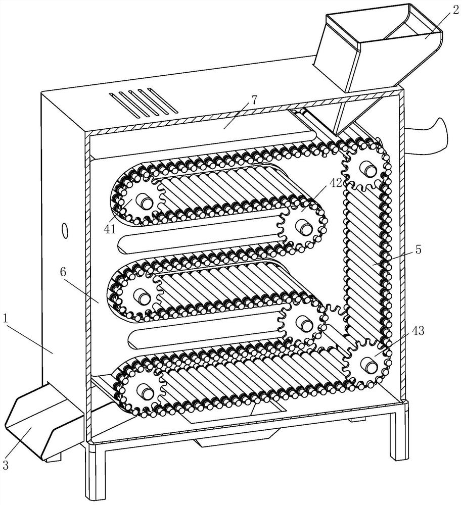 Rolling type drying equipment for new granular materials