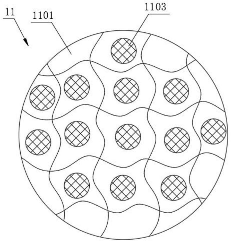 Method for deep purification and efficient recovery of trace phosphorus in biochemical tail water