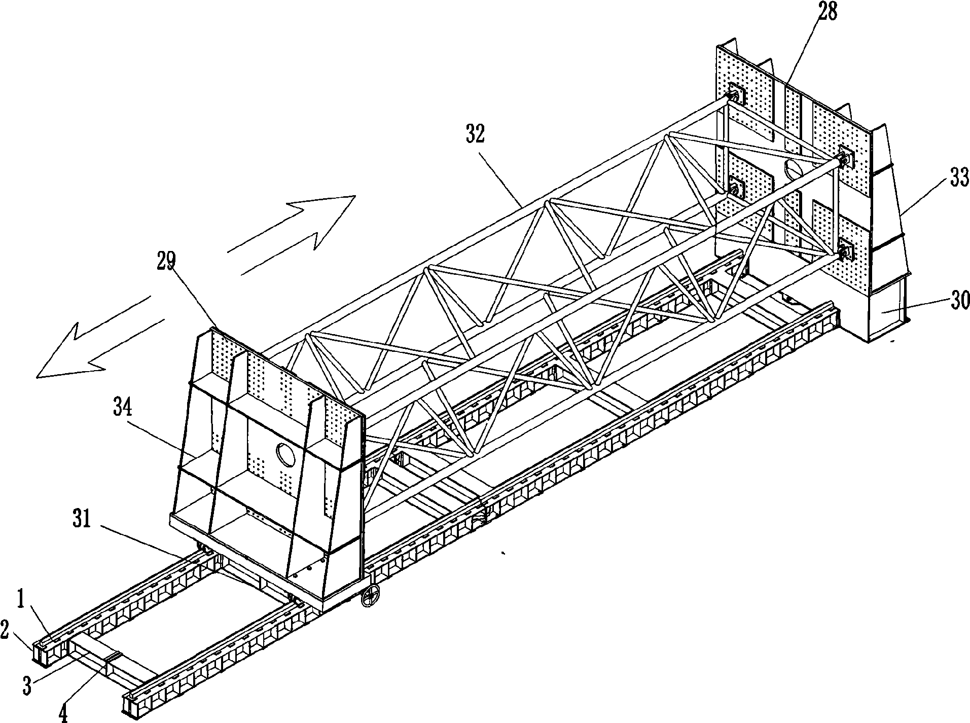 Fixture for assembling and welding universal crane arm standard knot