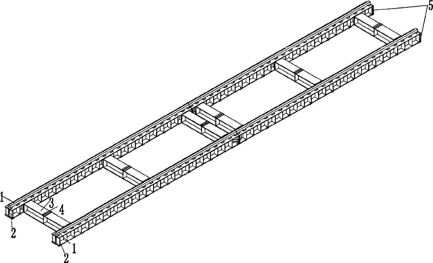 Fixture for assembling and welding universal crane arm standard knot