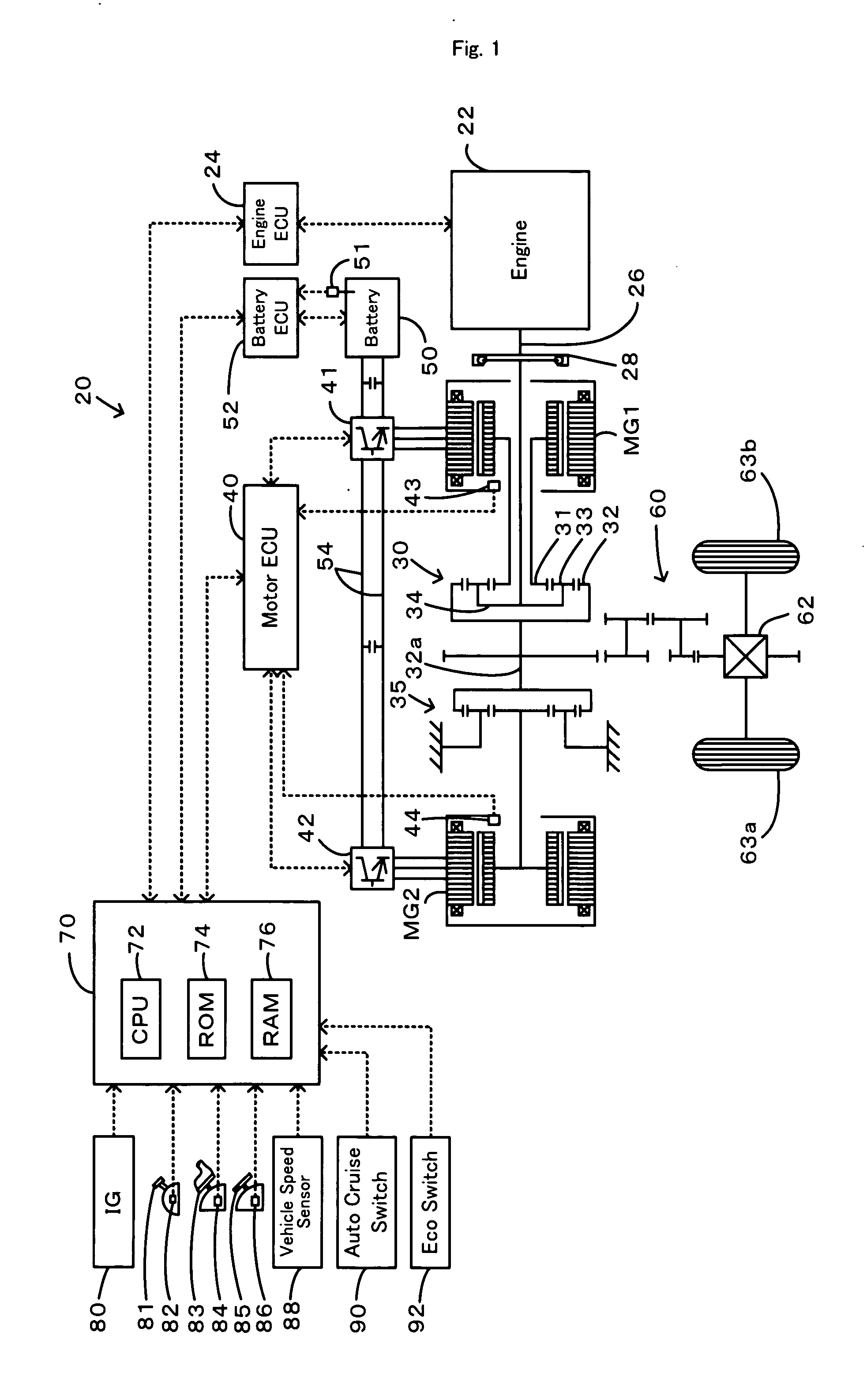 Hybrid vehicle and control method of the same