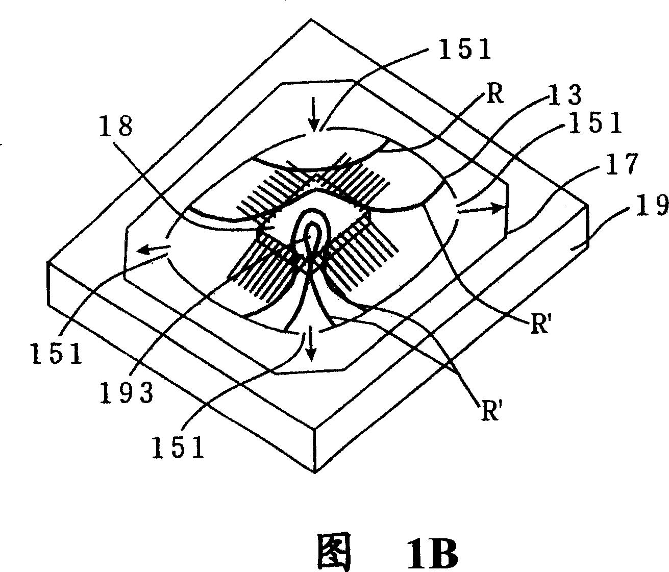 Wafer radiating element