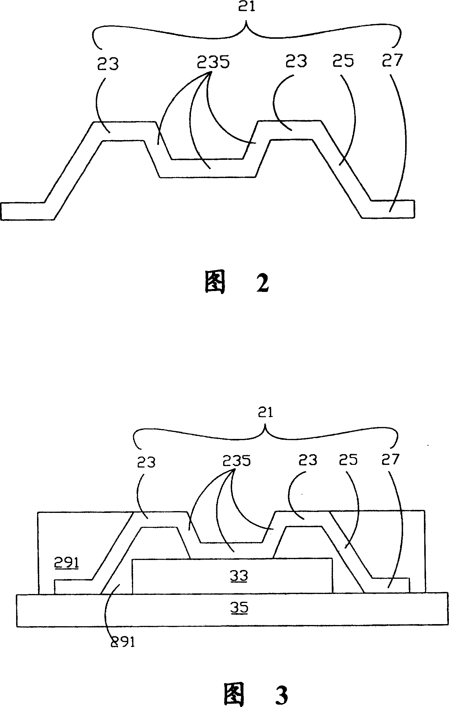 Wafer radiating element