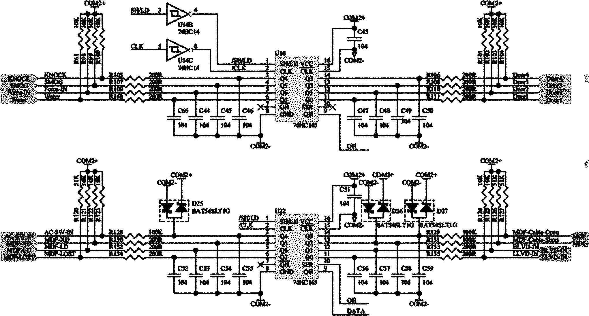 Driving method of photoelectric isolation parallel-in-serial-out circuit