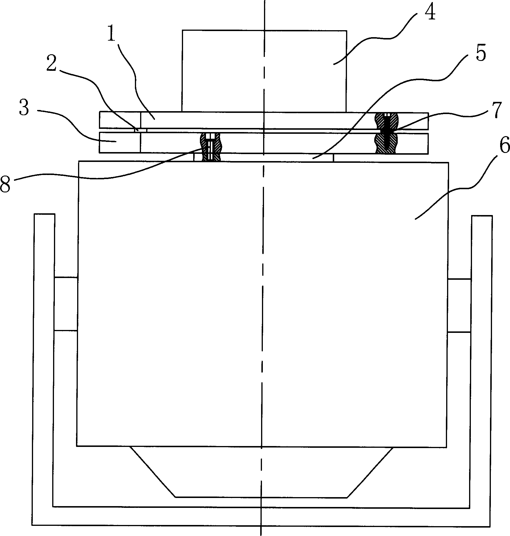 Resonance device for vibration experiment