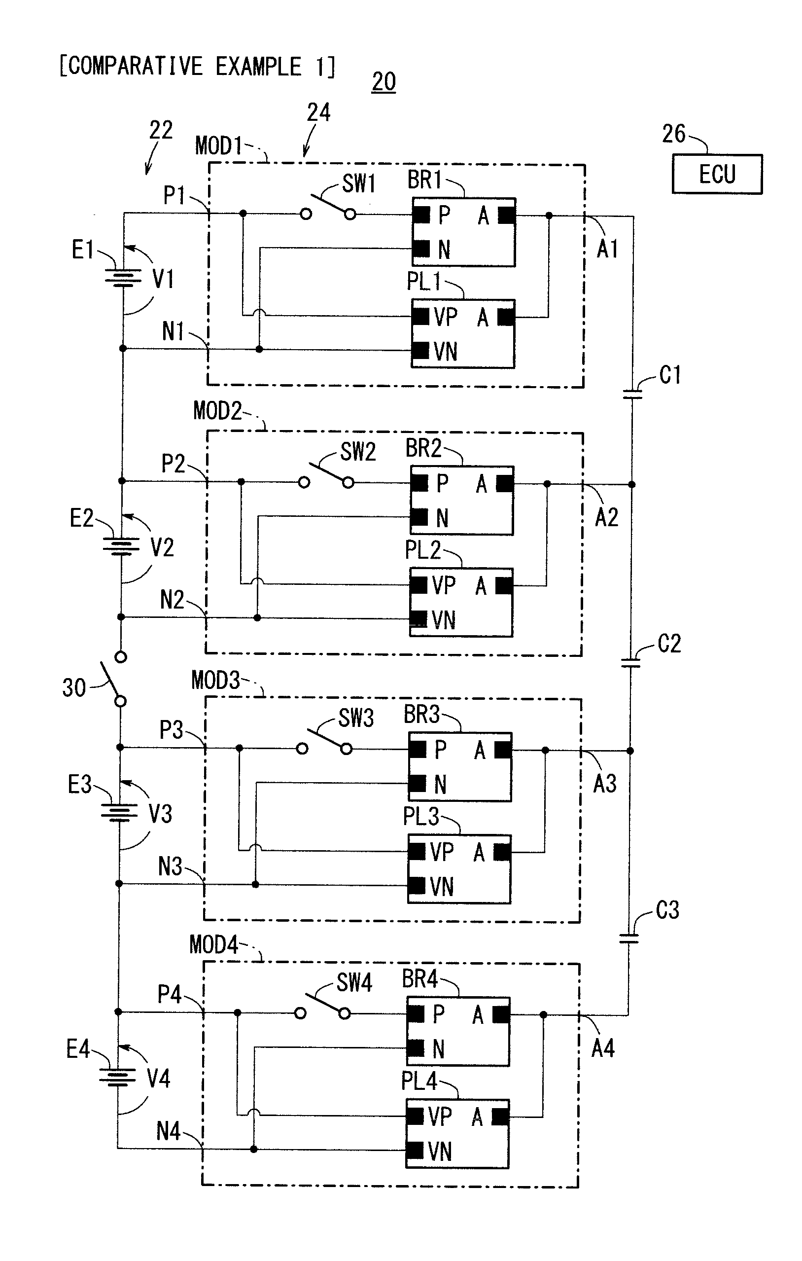 Charging and discharging device