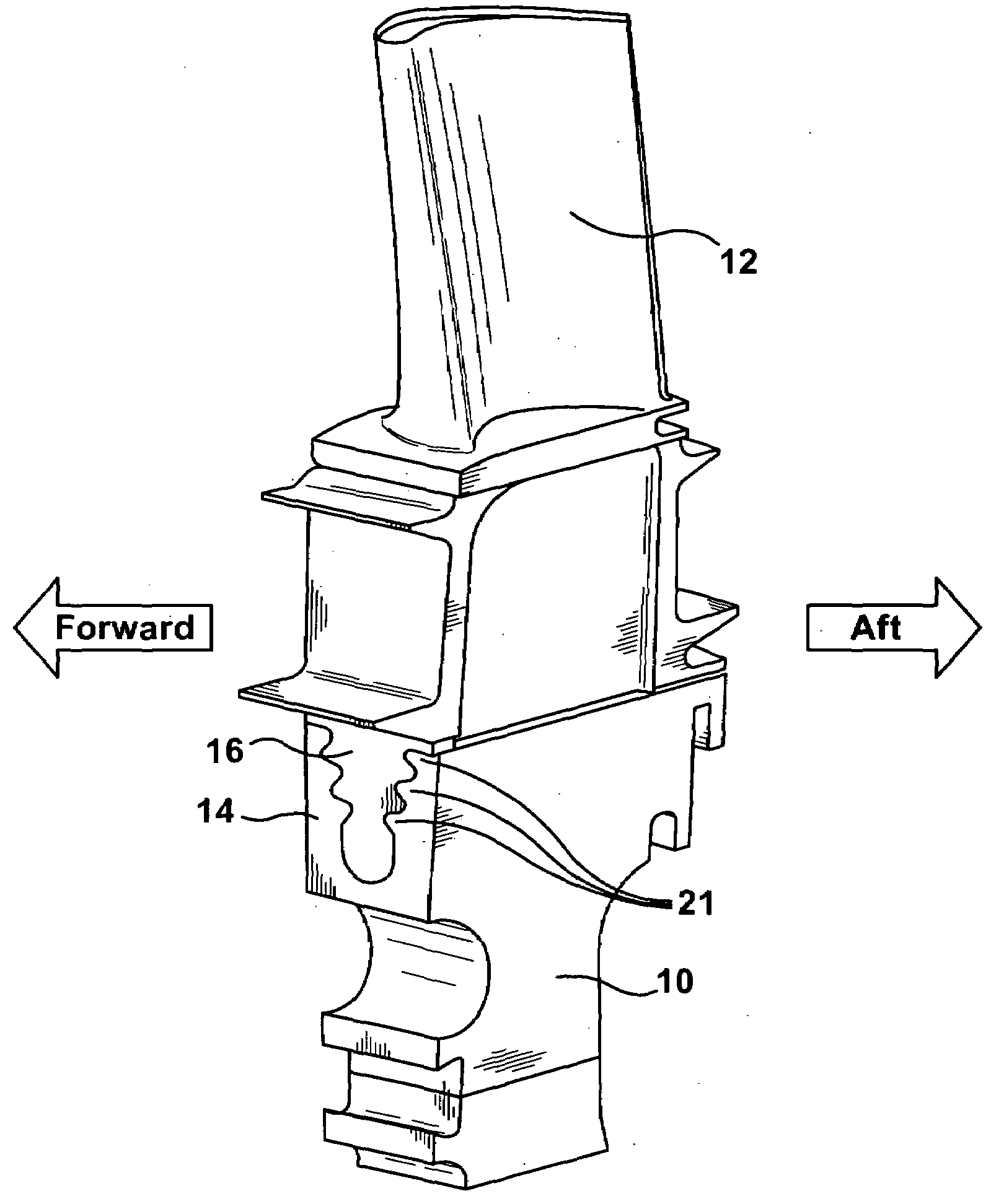 Blade/disk dovetail backcut for blade/disk stress reduction (7FA, stage 2)