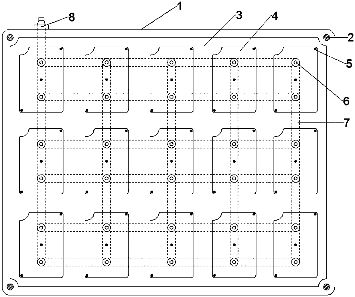 Processing and positioning component for pcb