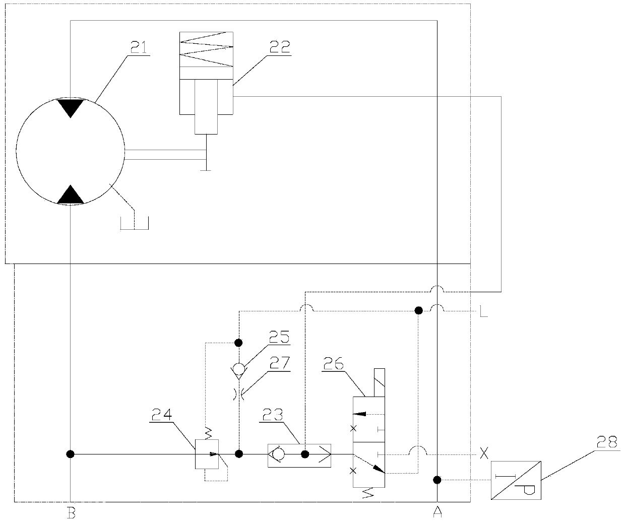 Crane and hoist braking control system thereof