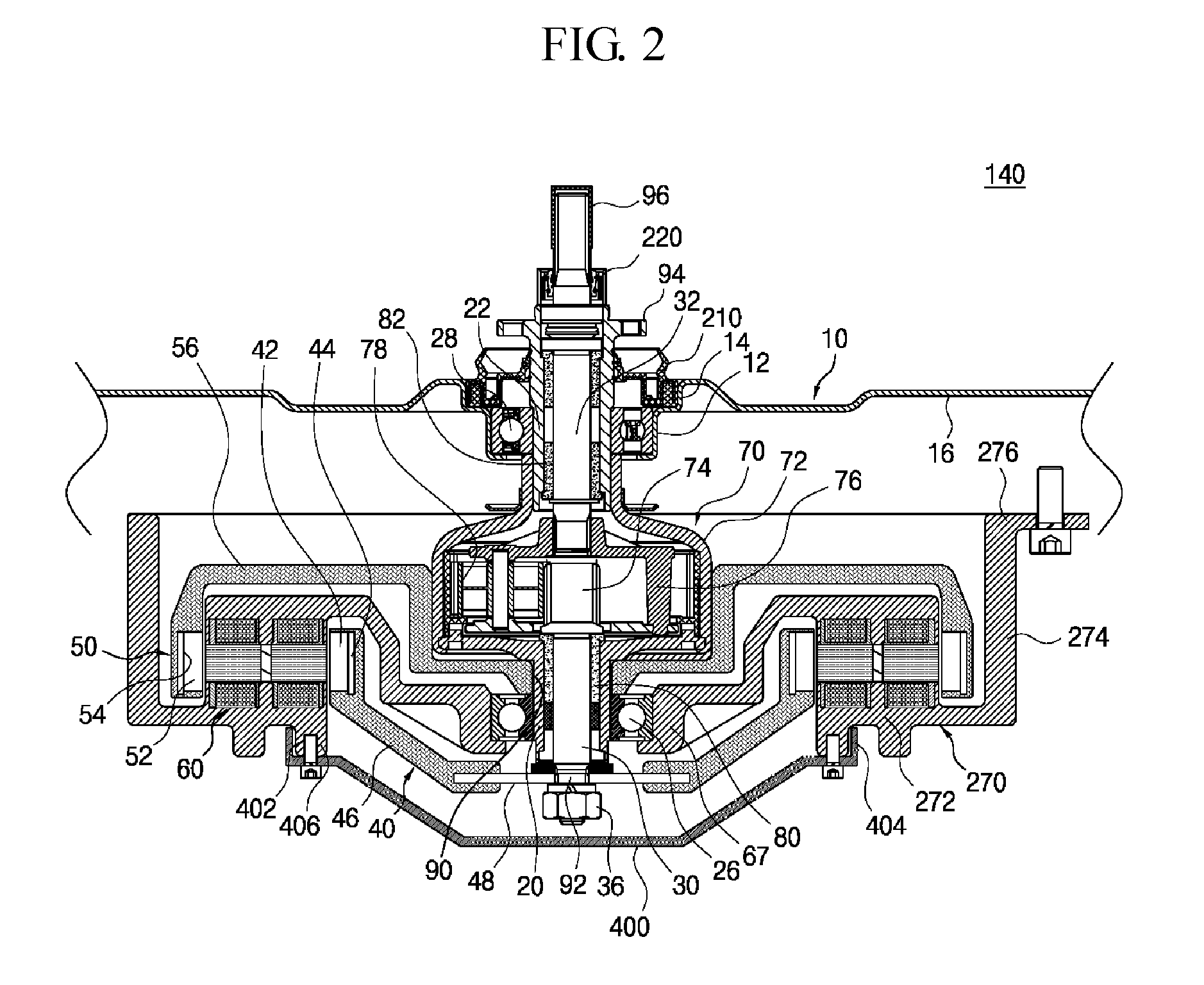 Washing machine driving apparatus and washing machine including same