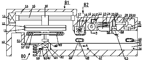 Wire drawing device for metal mobile phone rear shell