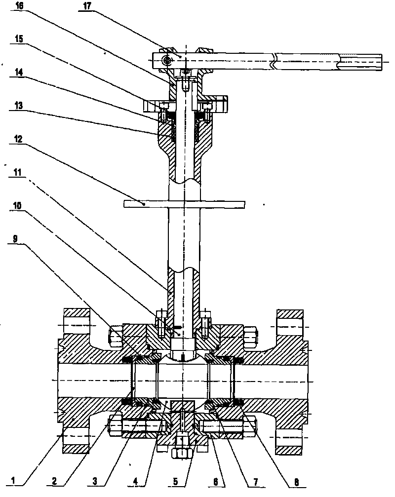 Ultra-low temperature ball valve