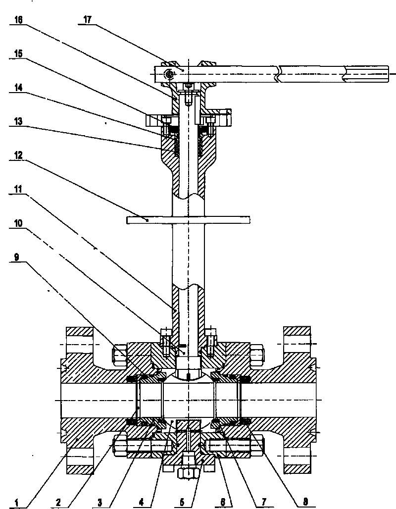 Ultra-low temperature ball valve