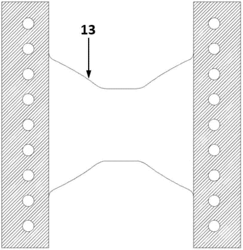 Bending-shearing separation control type fabricated metal damper