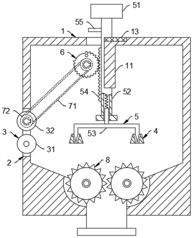 Cutting equipment special for reed papermaking