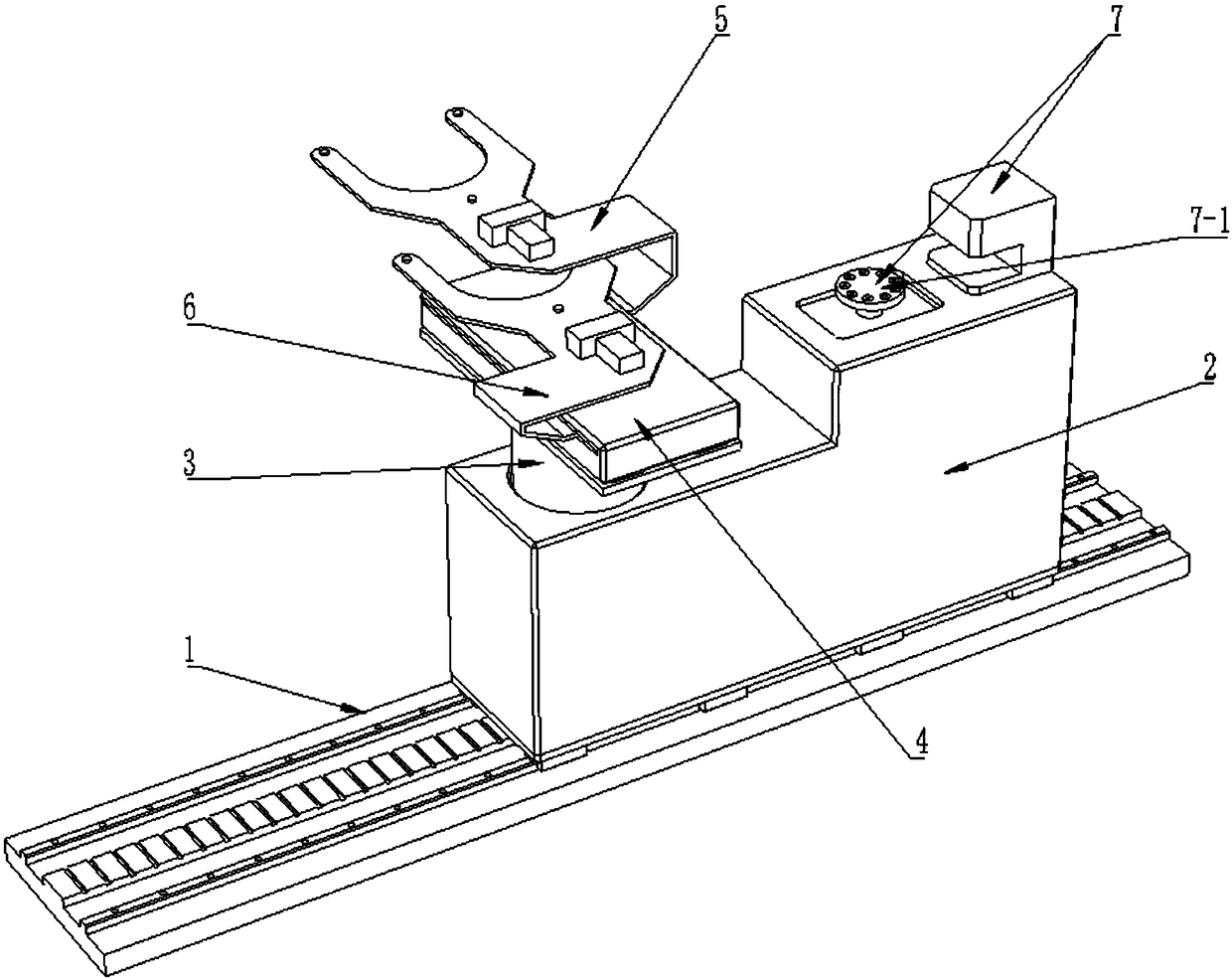 A mechanical device for transporting silicon wafers