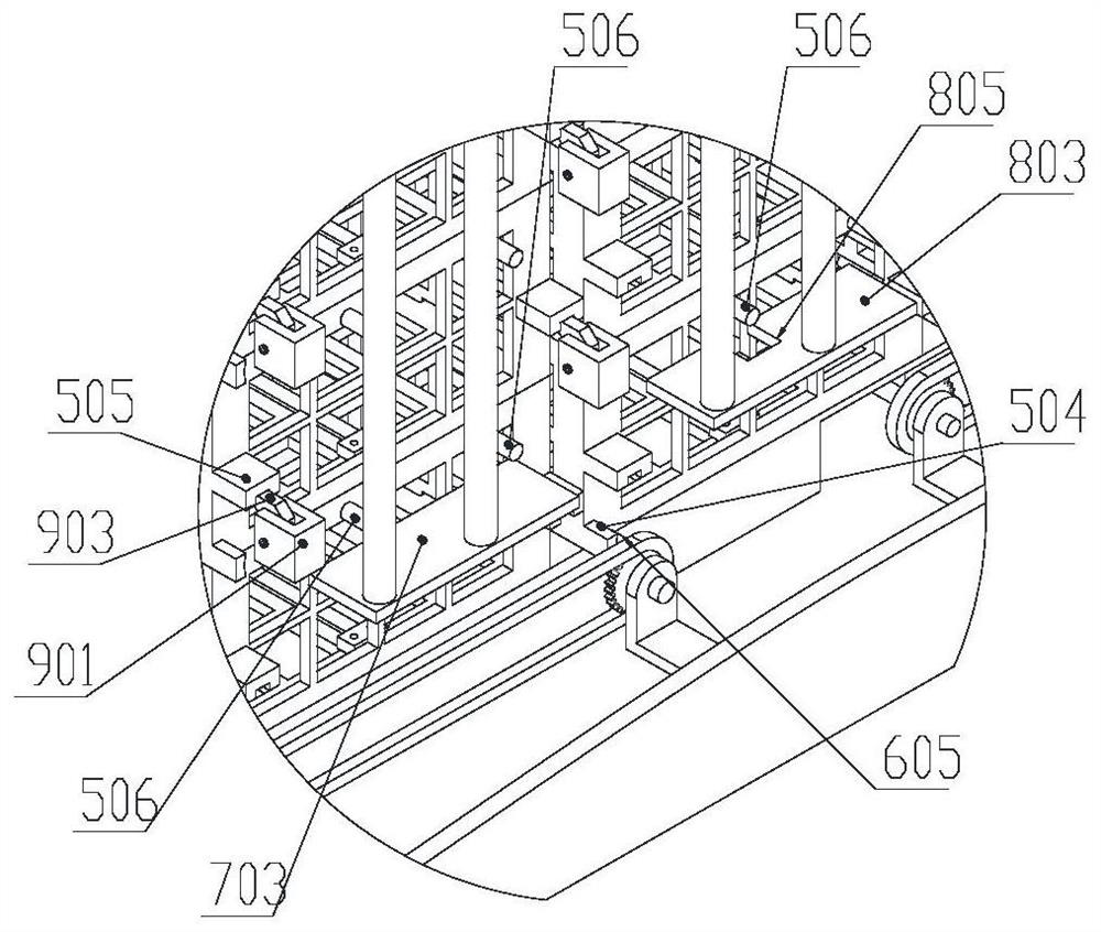 Mobile three-dimensional aquatic product farming method