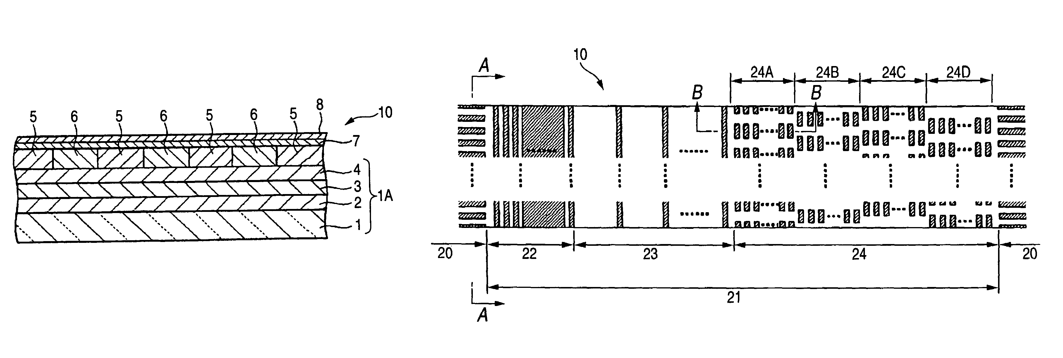 Magnetic recording medium having servo and data track regions with different arithmetical mean deviations