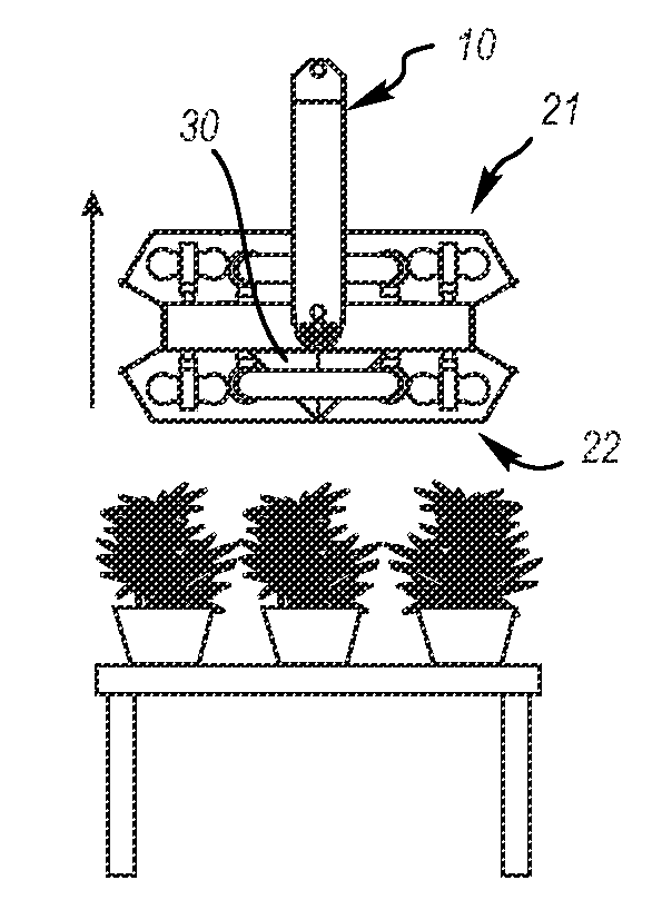 Rotating induction grow light system