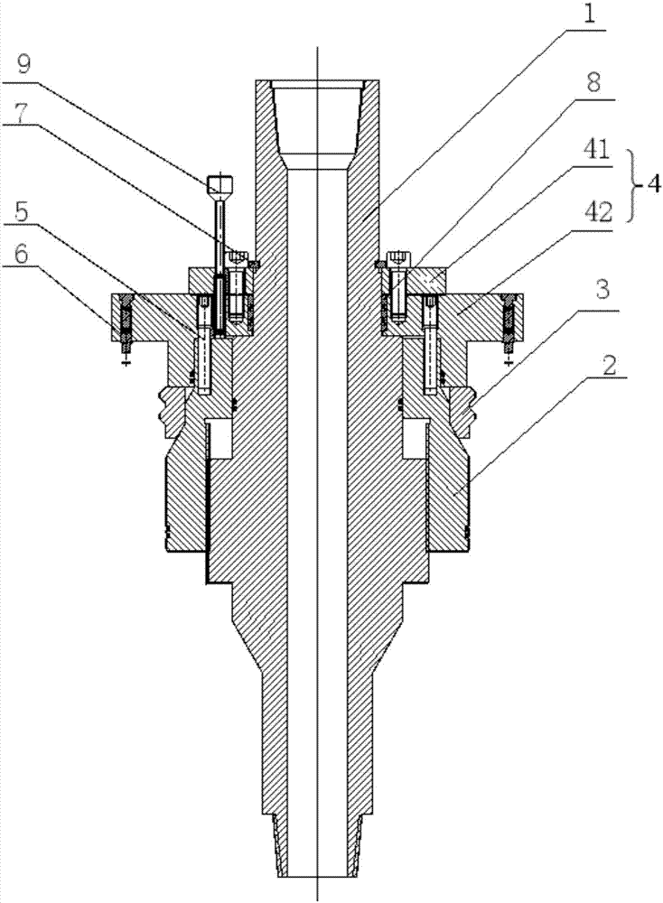 Underwater wellhead down-setting tool