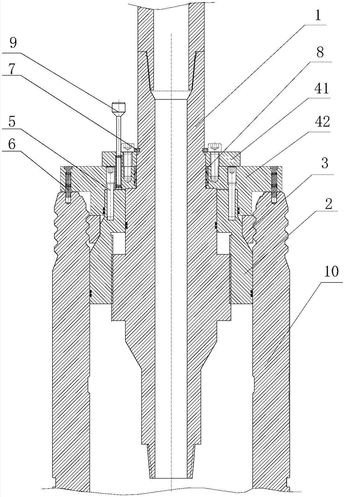 Underwater wellhead down-setting tool